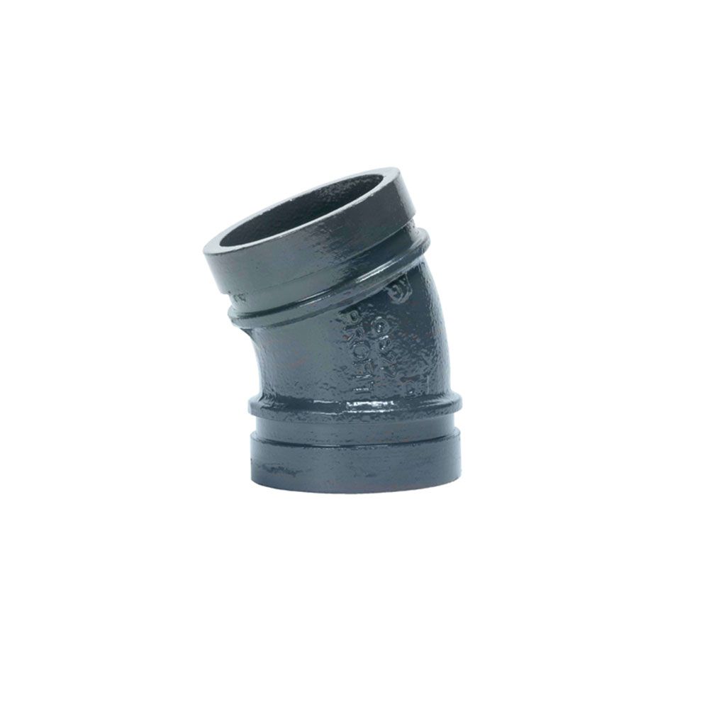 Grooved elbow 22,50°